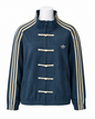 Chinese Inspired Track Jacket Blue Cream Trefoil