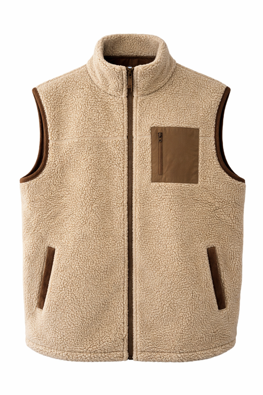 Cozy Teddy fleece Gilet-Body Warmer-Waistcoat for Men and Women