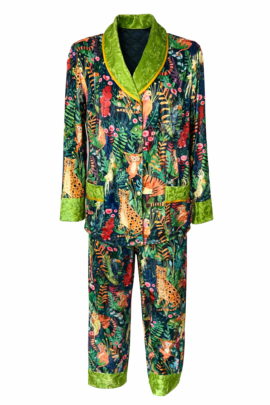 Womans Jungle Print Pyjamas