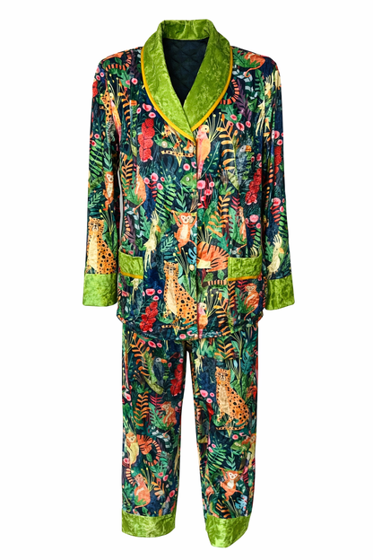 Womans Jungle Print Pyjamas