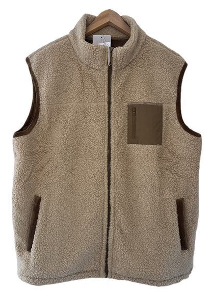 Cozy Teddy fleece Gilet-Body Warmer-Waistcoat for Men and Women
