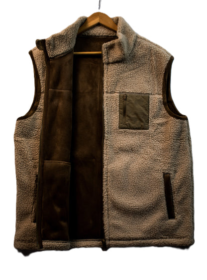 Cozy Teddy fleece Gilet-Body Warmer-Waistcoat for Men and Women