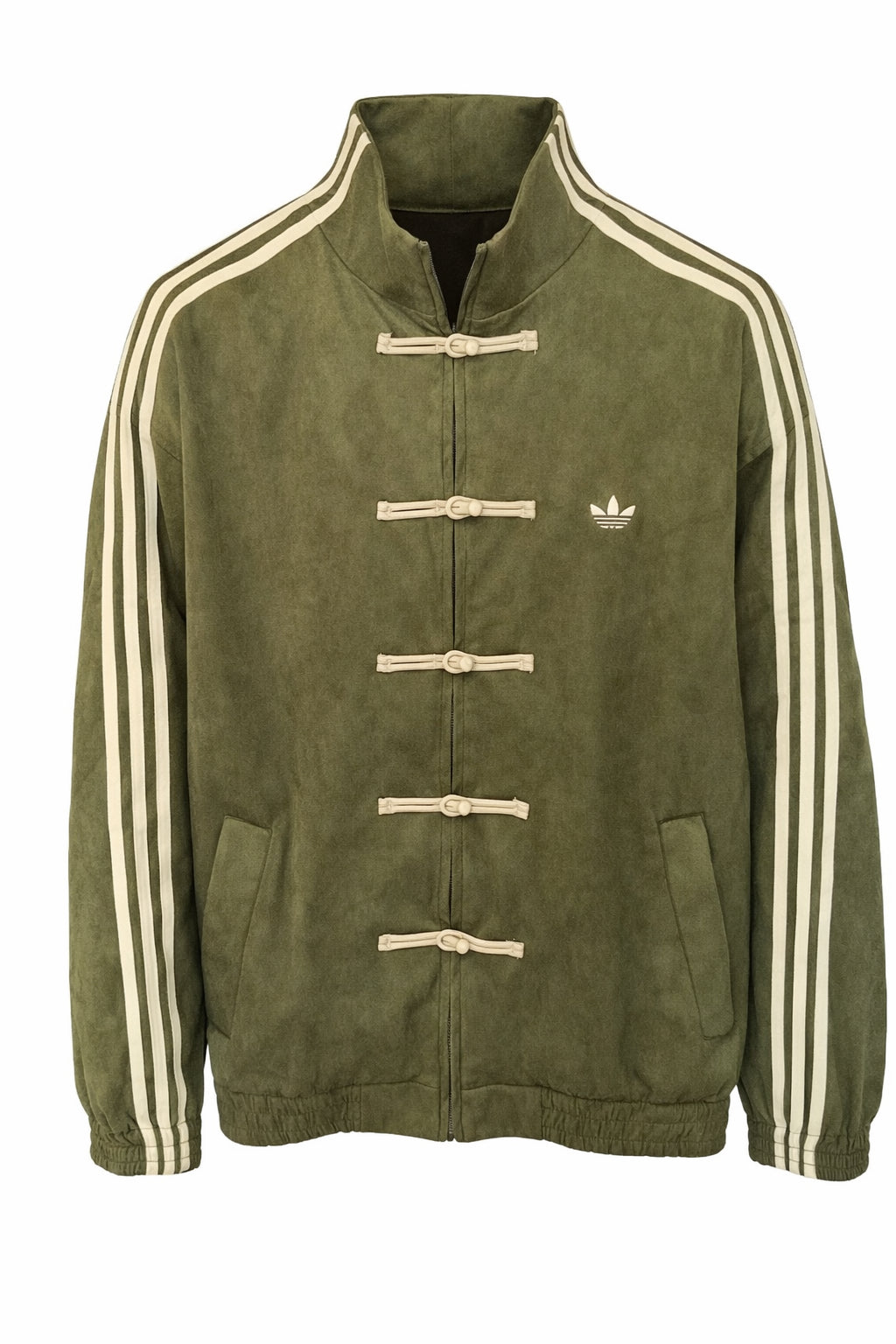 Chinese-Inspired Track Top-Jacket. Loose Fit, Lightweight Streetwear top - Unisex