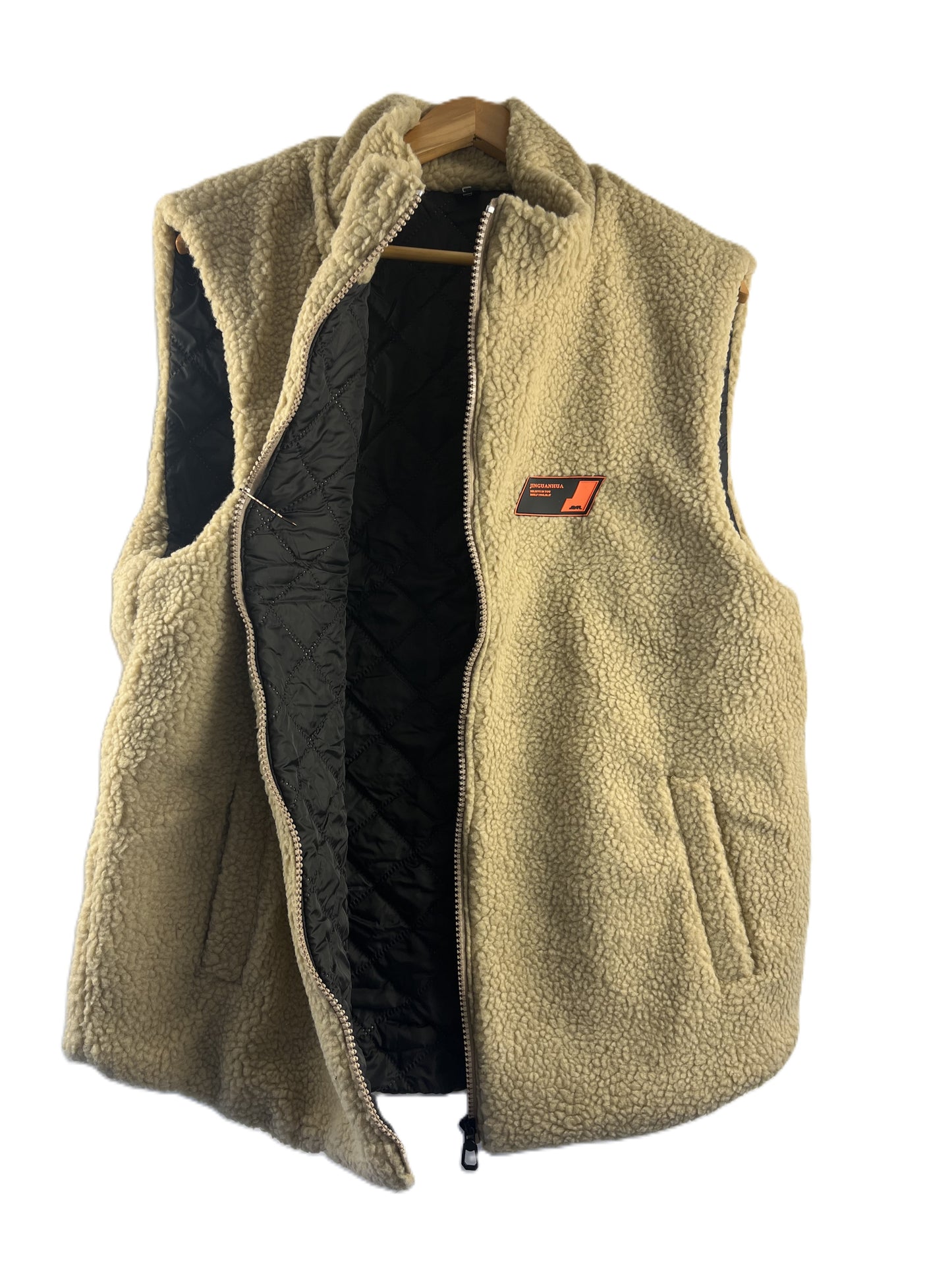 Teddy Fleece Gilet-Body Warmer-Waistcoat for Men and Women - Blue/Grey or Khaki