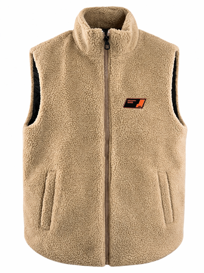 Teddy Fleece Gilet-Body Warmer-Waistcoat for Men and Women - Blue/Grey or Khaki